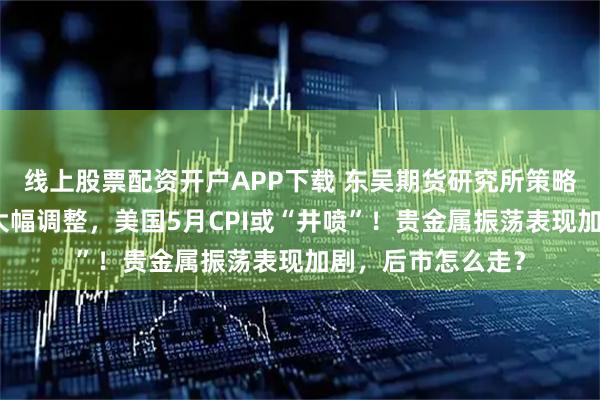 线上股票配资开户APP下载 东吴期货研究所策略参考｜美元指数大幅调整，美国5月CPI或“井喷”！贵金属振荡表现加剧，后市怎么走？