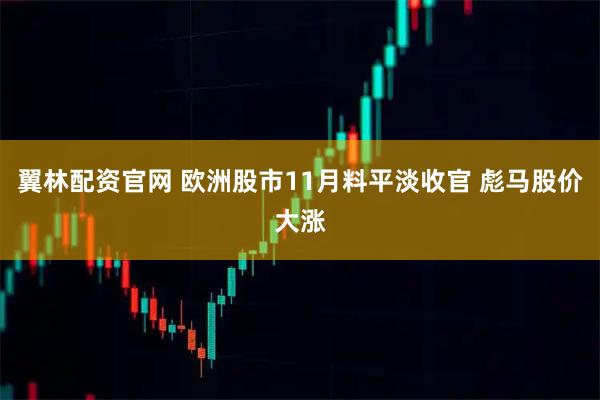 翼林配资官网 欧洲股市11月料平淡收官 彪马股价大涨